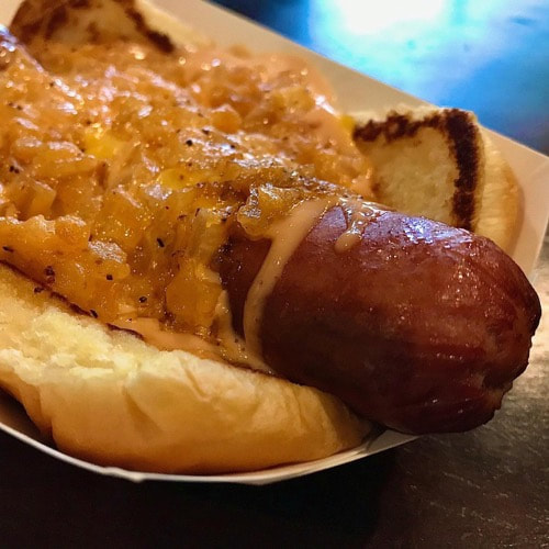 Lava Style Hot Dog with Cheese