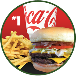 #1 Double Cheeseburger Combo
